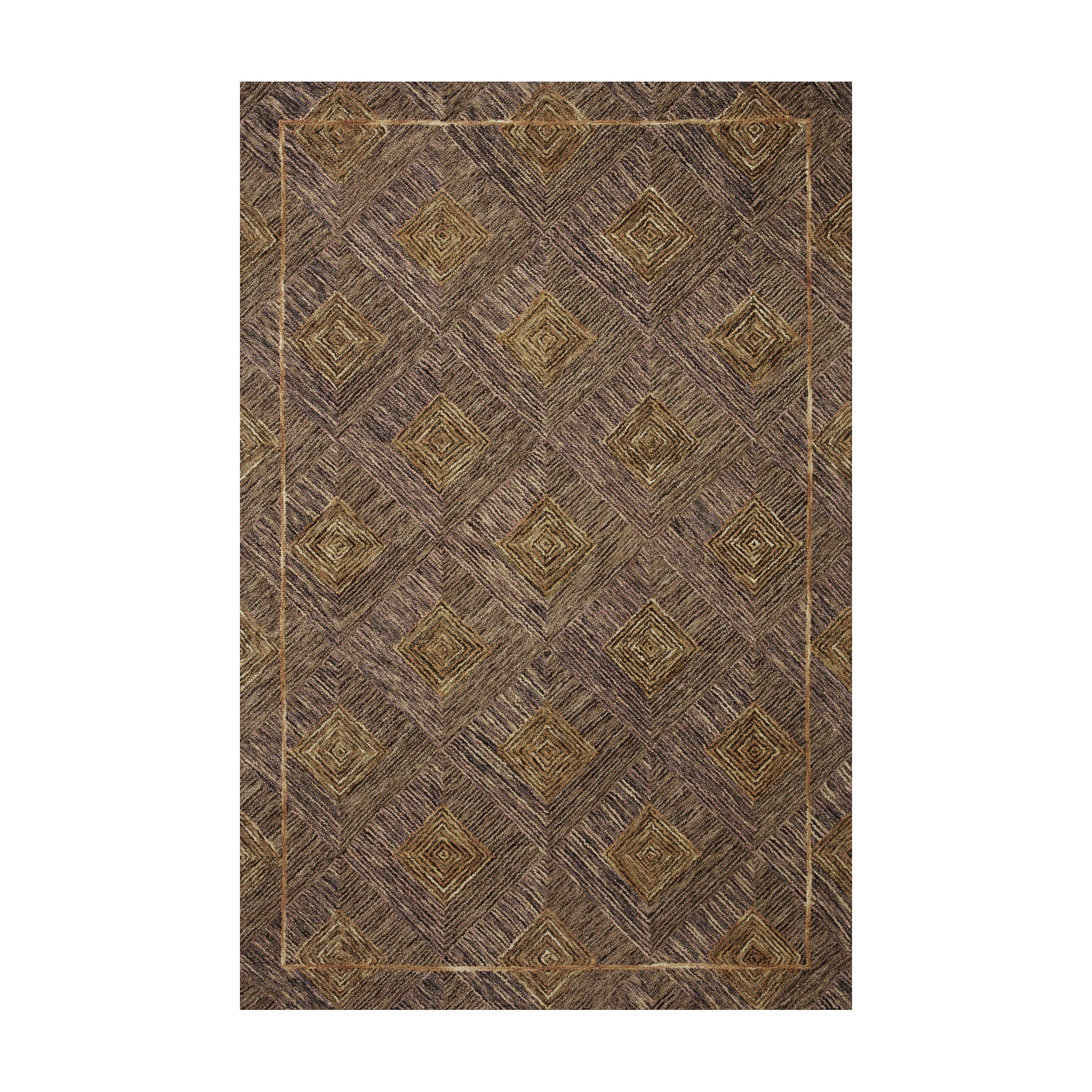 Loloi Varena Plum / Gold Rug RUGS - wool Loloi 18" x 18"