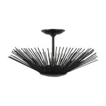 Helios Large Semi-Flush Mount LIGHTING - flush mount Visual Comfort Aged Iron