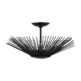 Helios Large Semi-Flush Mount LIGHTING - flush mount Visual Comfort Aged Iron