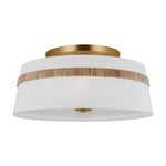 Cordtlandt Semi-Flush Mount LIGHTING - flush mount Visual Comfort Large Rattan