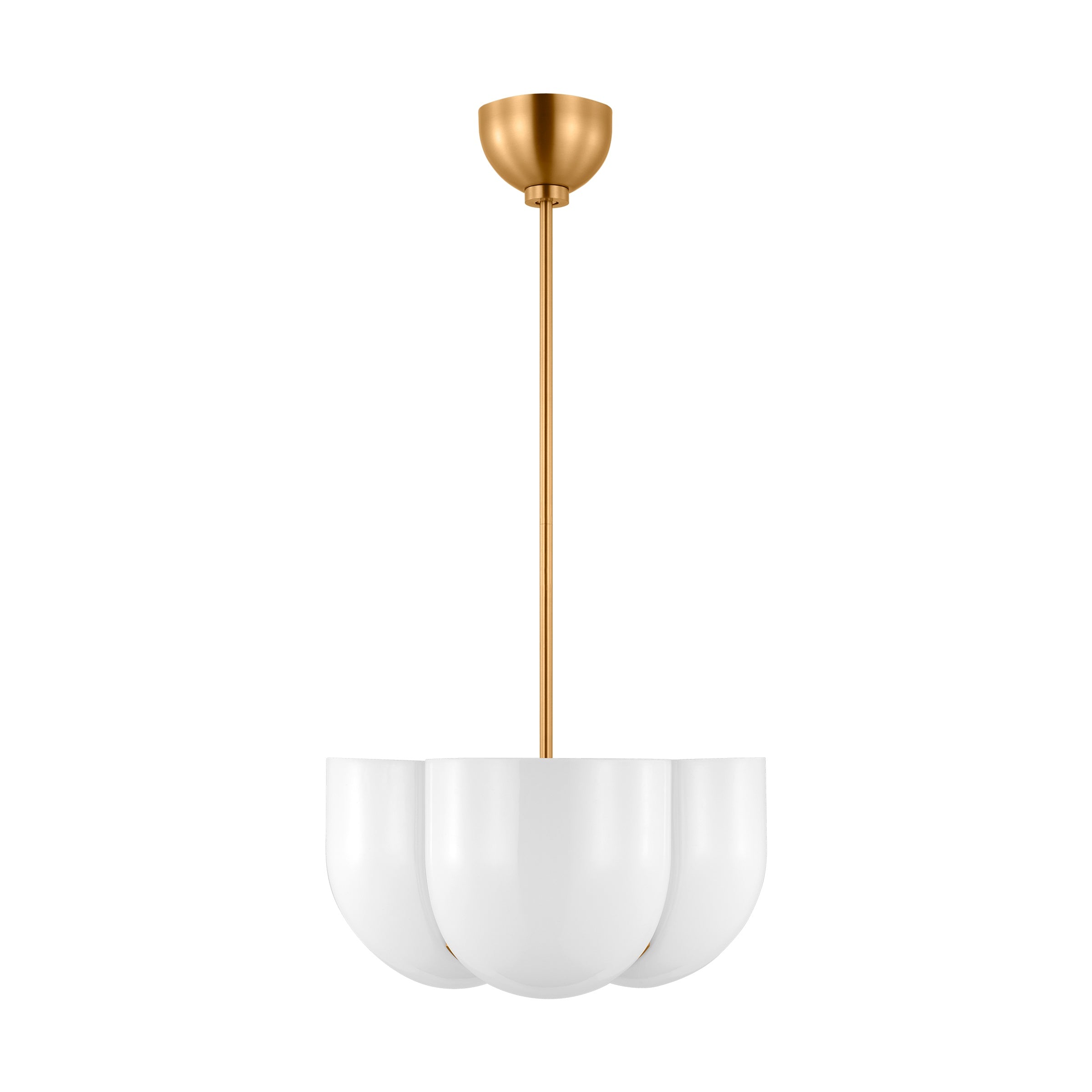 Cheverny Large Pendant LIGHTING - pendant Visual Comfort - Studio Burnished Brass