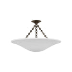 Mollino Semi Flush Mount LIGHTING - flush mount Visual Comfort - Signature Bronze 24"