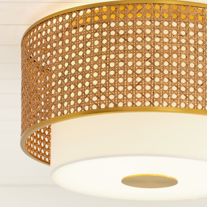 Sawyer Flush Mount LIGHTING - ceiling fixture Visual Comfort