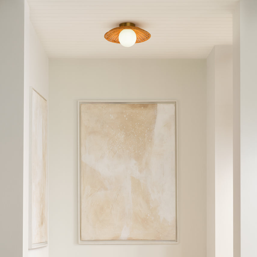 Mari Medium Flush Mount LIGHTING - ceiling fixture Visual Comfort