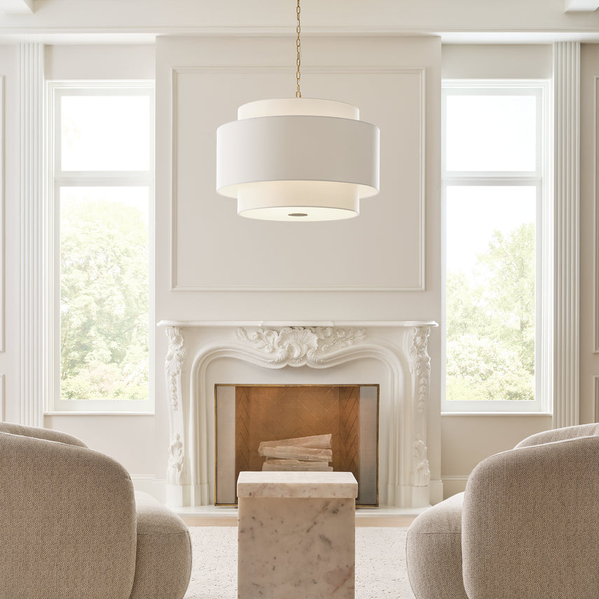 Sawyer Extra Large Hanging Shade LIGHTING - pendant Visual Comfort - Studio