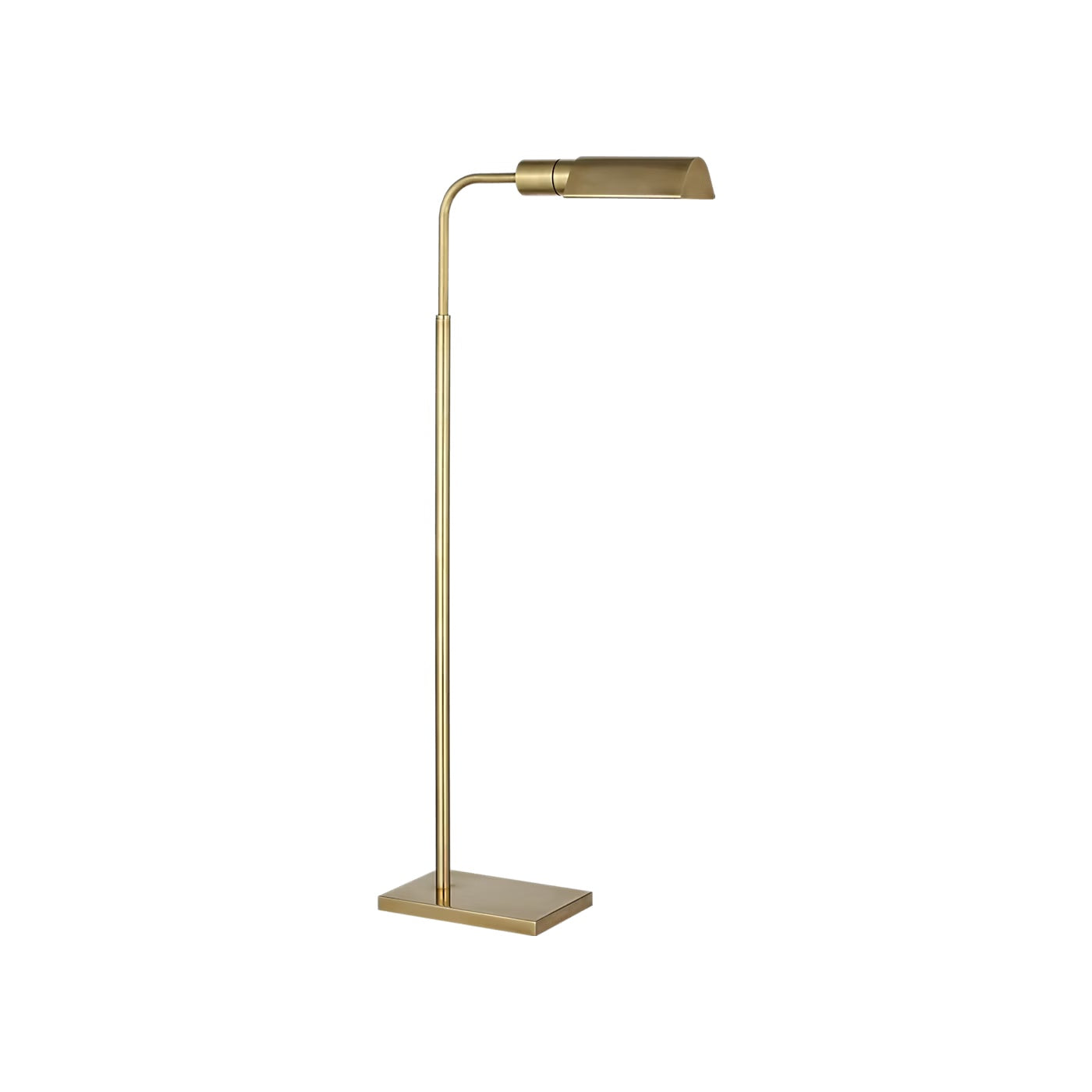 Studio Adjustable Cordless Pharmacy Floor Lamp LIGHTING - floor lamp Visual Comfort - Signature Antique Brass