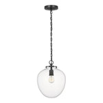 Katie Acorn Pendant LIGHTING - pendant Visual Comfort Bronze Clear Glass