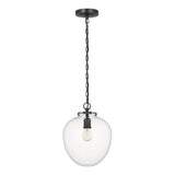 Katie Acorn Pendant LIGHTING - pendant Visual Comfort Bronze Clear Glass