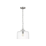 Katie Dome Pendant LIGHTING - pendant Visual Comfort - Signature Polished Nickel Clear Glass