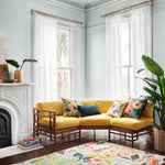 Rifle Paper Co. x Loloi Veranda Cream Rug No.1 RUGS - synthetic Loloi 18" x 18"