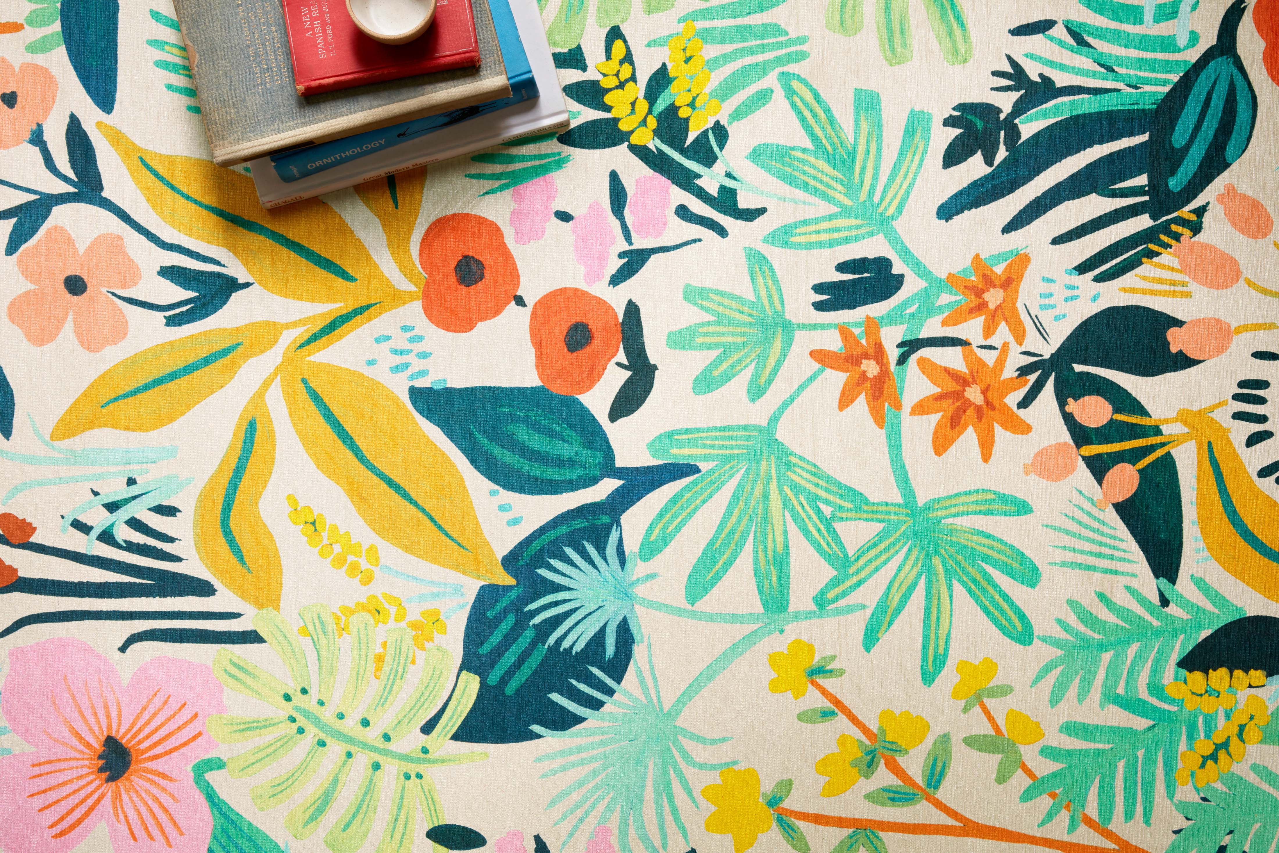 Rifle Paper Co. x Loloi Veranda Cream Rug No.1 RUGS - synthetic Loloi 18" x 18"