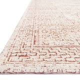 Loloi Vestige White / Persimmon Rug RUGS - cotton Loloi