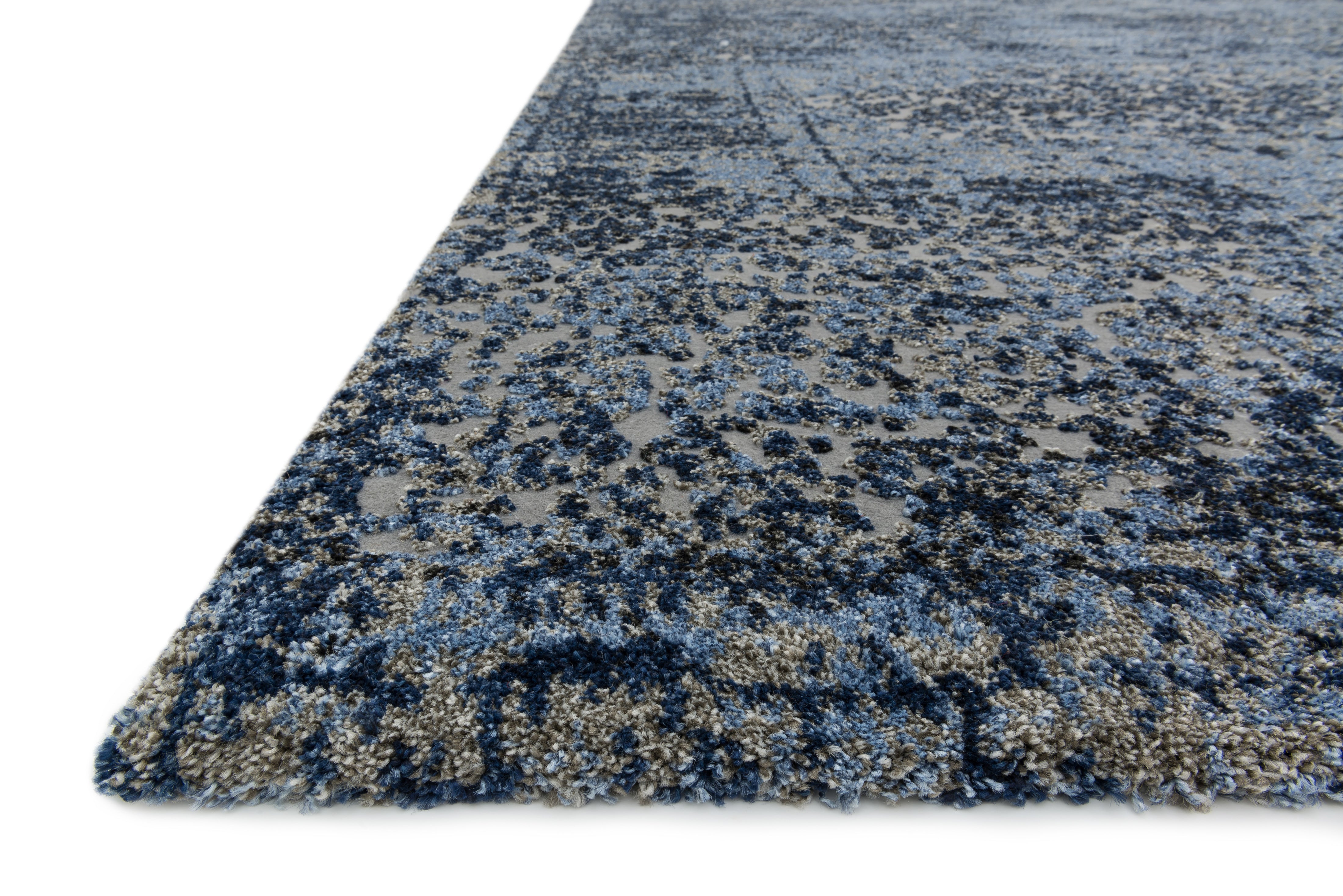 Loloi Viera Lt. Blue / Grey Rug RUGS - synthetic Loloi