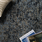 Loloi Viera Grey / Navy Rug RUGS - synthetic Loloi