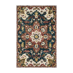 Loloi Victoria Teal / Raspberry Rug RUGS - wool Loloi 18" x 18"