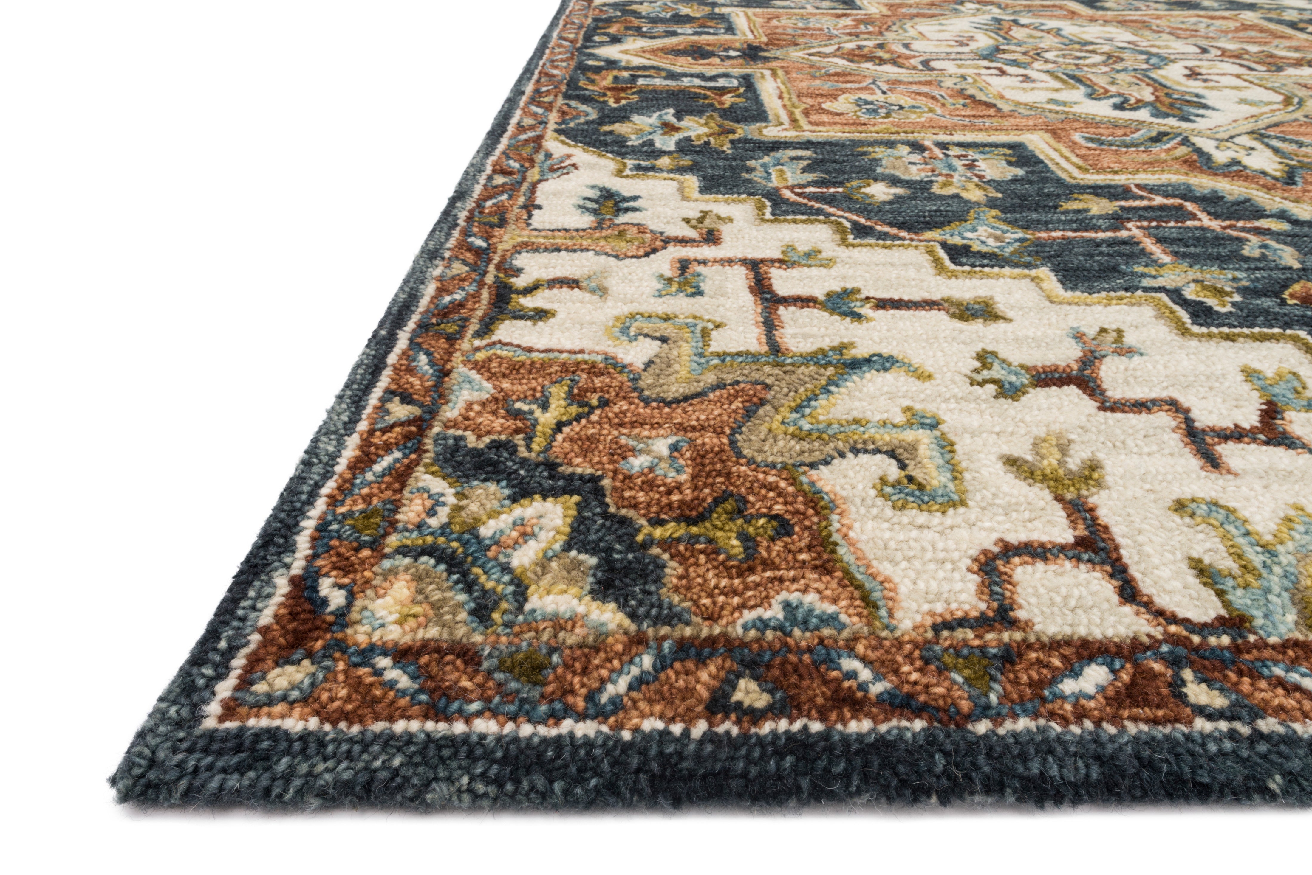 Loloi Victoria Blue / Multi Rug RUGS - wool Loloi