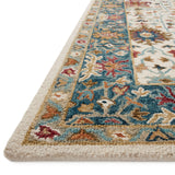 Loloi Victoria Ivory / Sky Rug RUGS - wool Loloi
