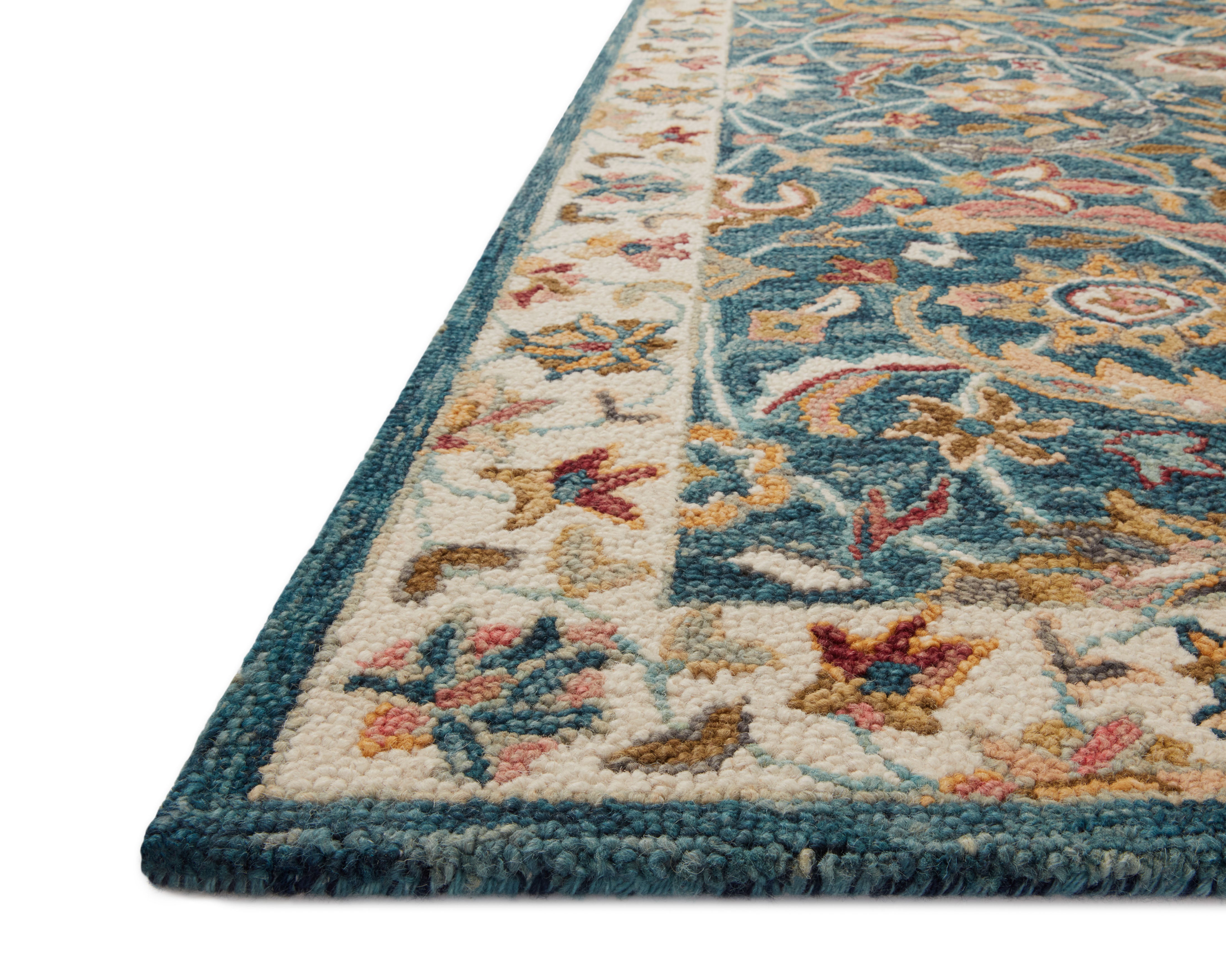 Loloi Victoria Ocean / Multi Rug RUGS - wool Loloi