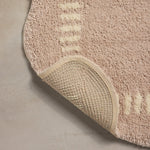 Chris Loves Julia x Loloi Valerie Blush / Ivory Bath Mat - Rug & Weave