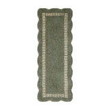 Chris Loves Julia x Loloi Valerie Lagoon / Ivory Bath Mat