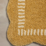 Chris Loves Julia x Loloi Valerie Wheat / Ivory Bath Mat - Rug & Weave