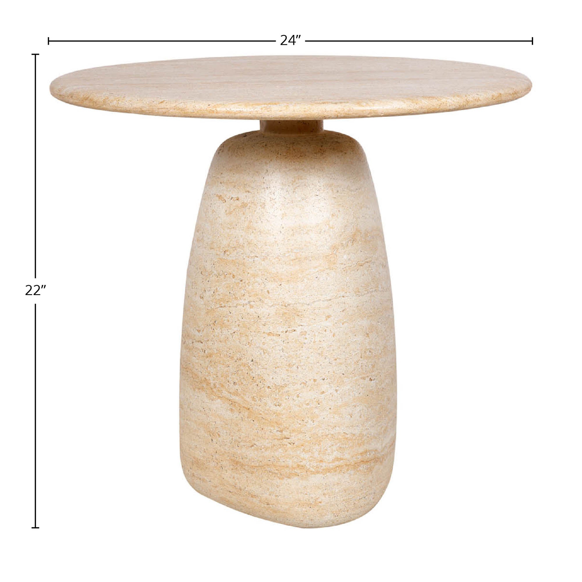 Olympian Side Table FURNITURE - side tables LH IMPORTS