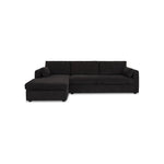 Burra Sleeper Sectional FURNITURE - sectionals Moe's Furniture Black Left