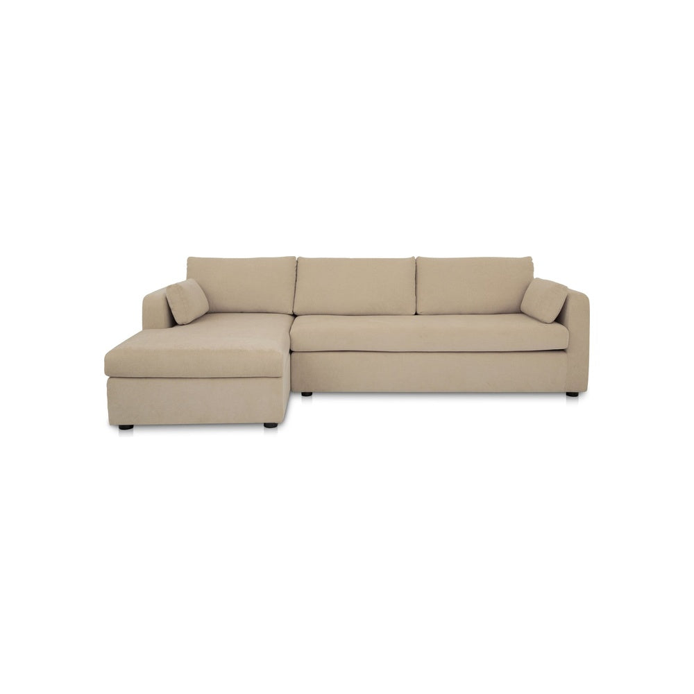 Burra Sleeper Sectional FURNITURE - sectionals Moe's Furniture Sand Left