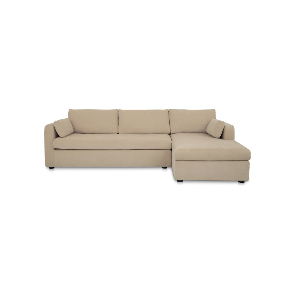 Burra Sleeper Sectional FURNITURE - sectionals Moe's Furniture Sand Right