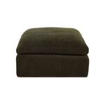 Catis Ottoman FURNITURE - ottomans Moe's Furniture Dark Green
