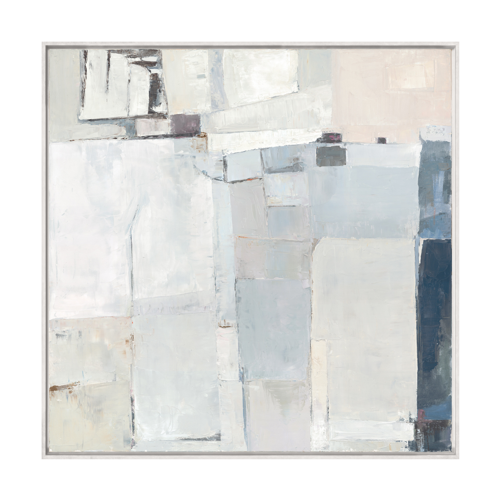 "View of Blue II" Framed Canvas
