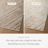 Loloi Wade Beige / Gold Rug RUGS - synthetic Loloi