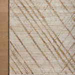 Loloi Wade Beige / Gold Square Rug RUGS - synthetic Loloi