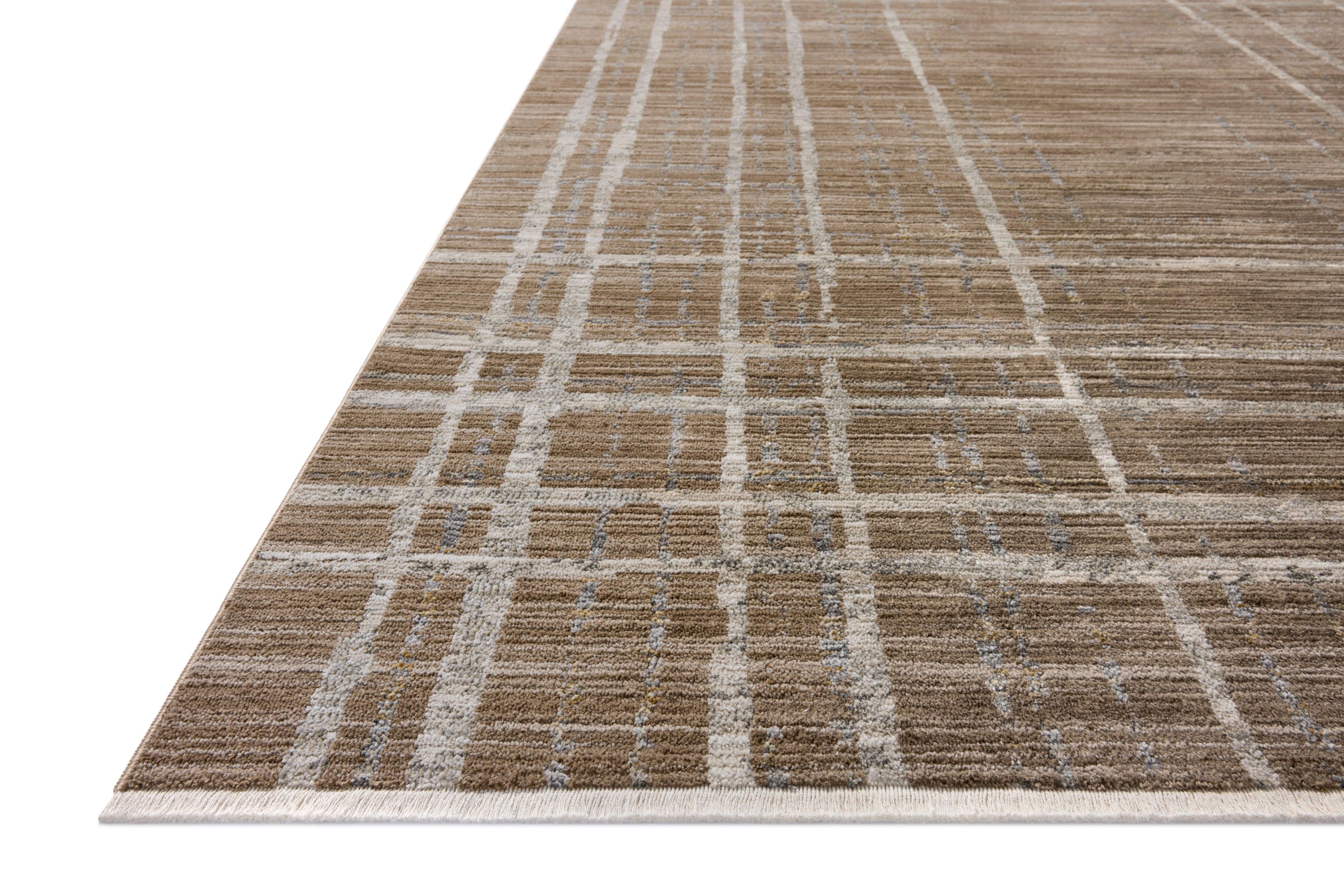 Loloi Wade Brown / Stone Runner Rug RUGS - synthetic Loloi