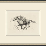 "Sketched Stride" Framed Art Print ARTWORK - framed art Wendover Art Group