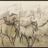 "Round Up" Framed Art Print ARTWORK - framed art Wendover Art Group