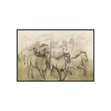 Round Up ARTWORK - framed art Wendover Art Group