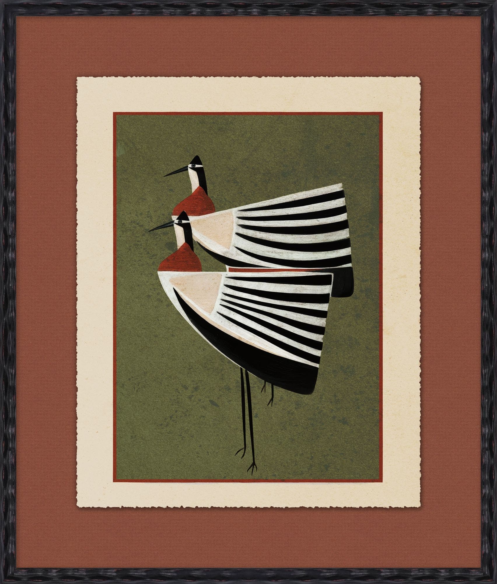 "Striped" Framed Art Print ARTWORK - framed art Wendover Art Group