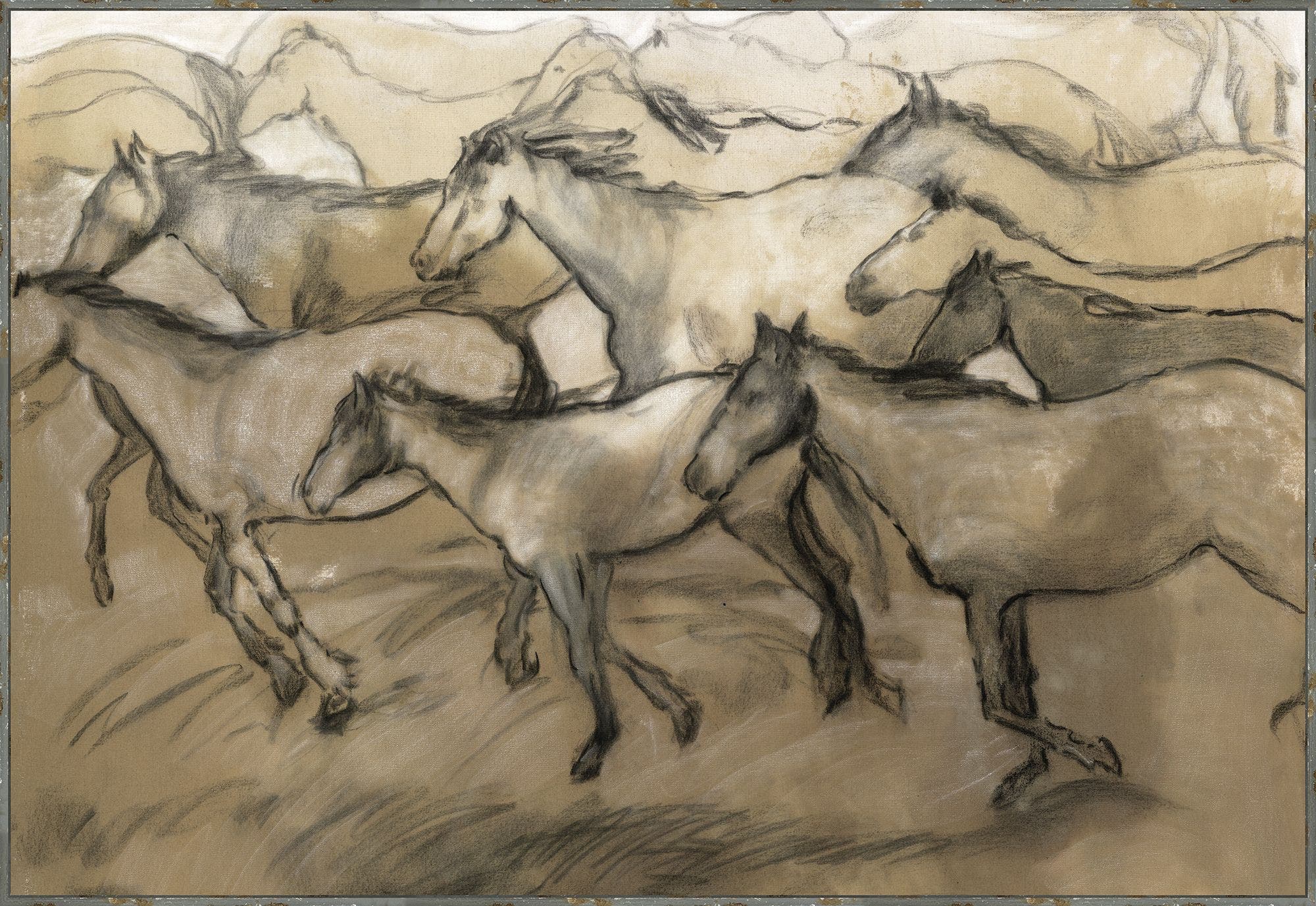 "Untamed" Framed Art Print ARTWORK - framed art Wendover Art Group