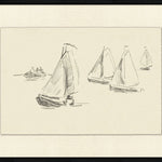 "Boats at Cassis" Framed Art Print ARTWORK - framed art Wendover Art Group