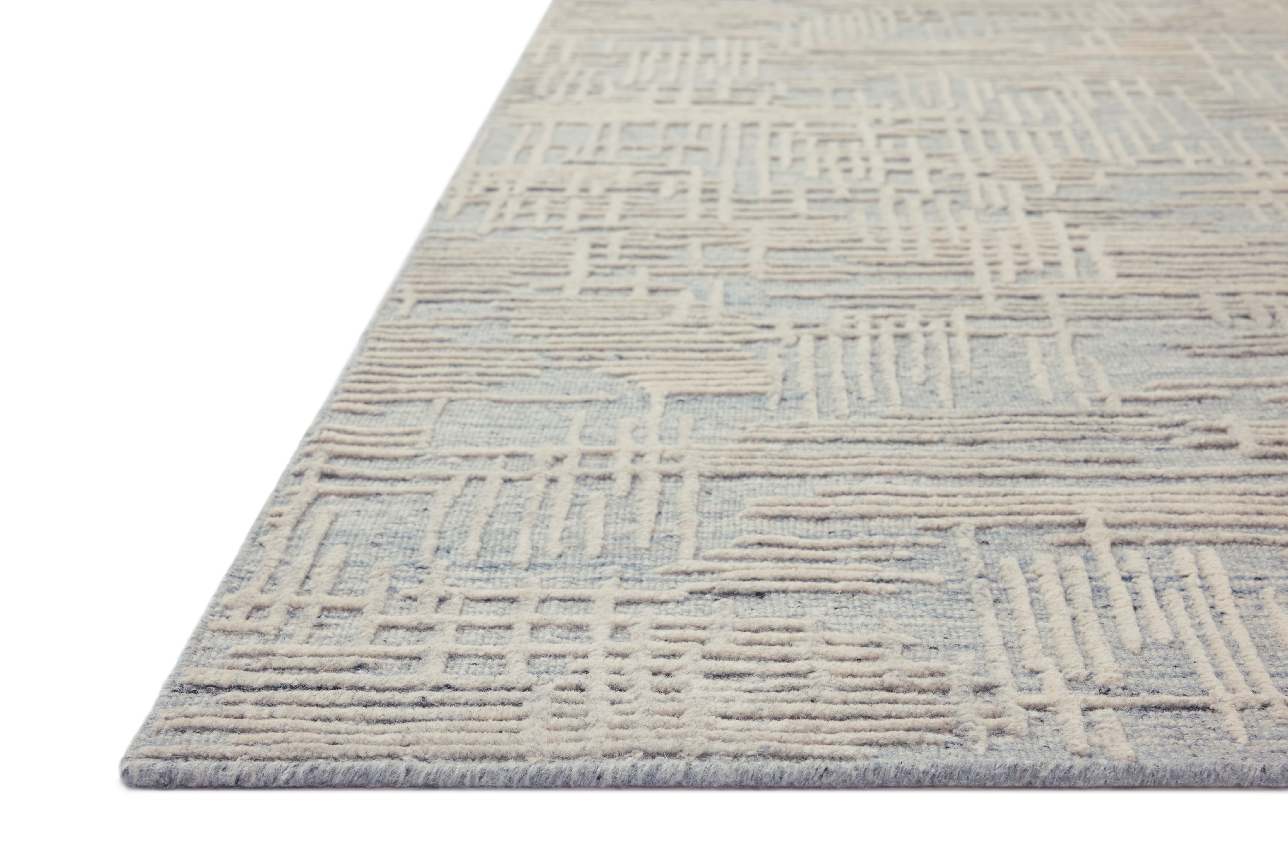Loloi Woodriff Blue / Bone Rug RUGS - wool Loloi