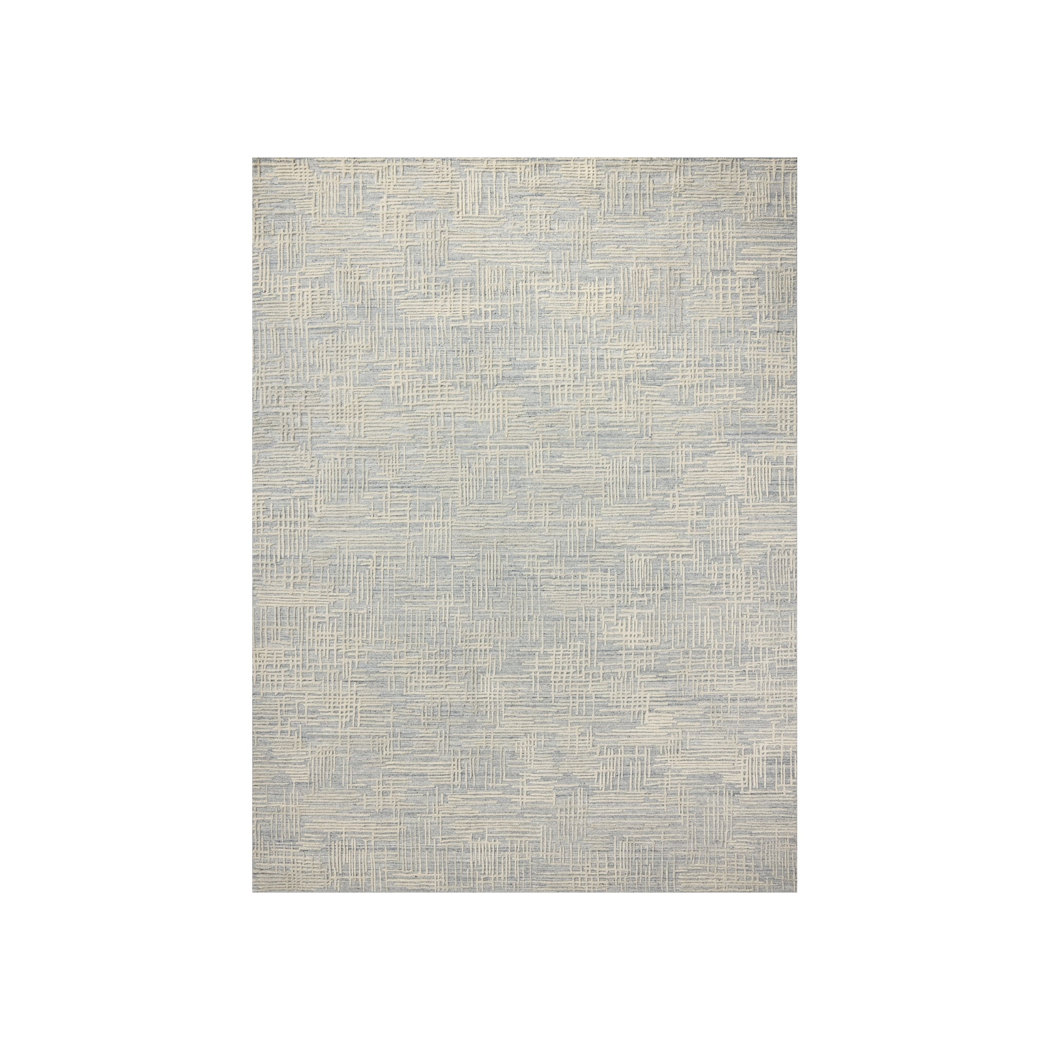 Loloi Woodriff Blue / Bone Rug RUGS - wool Loloi 18" x 18"