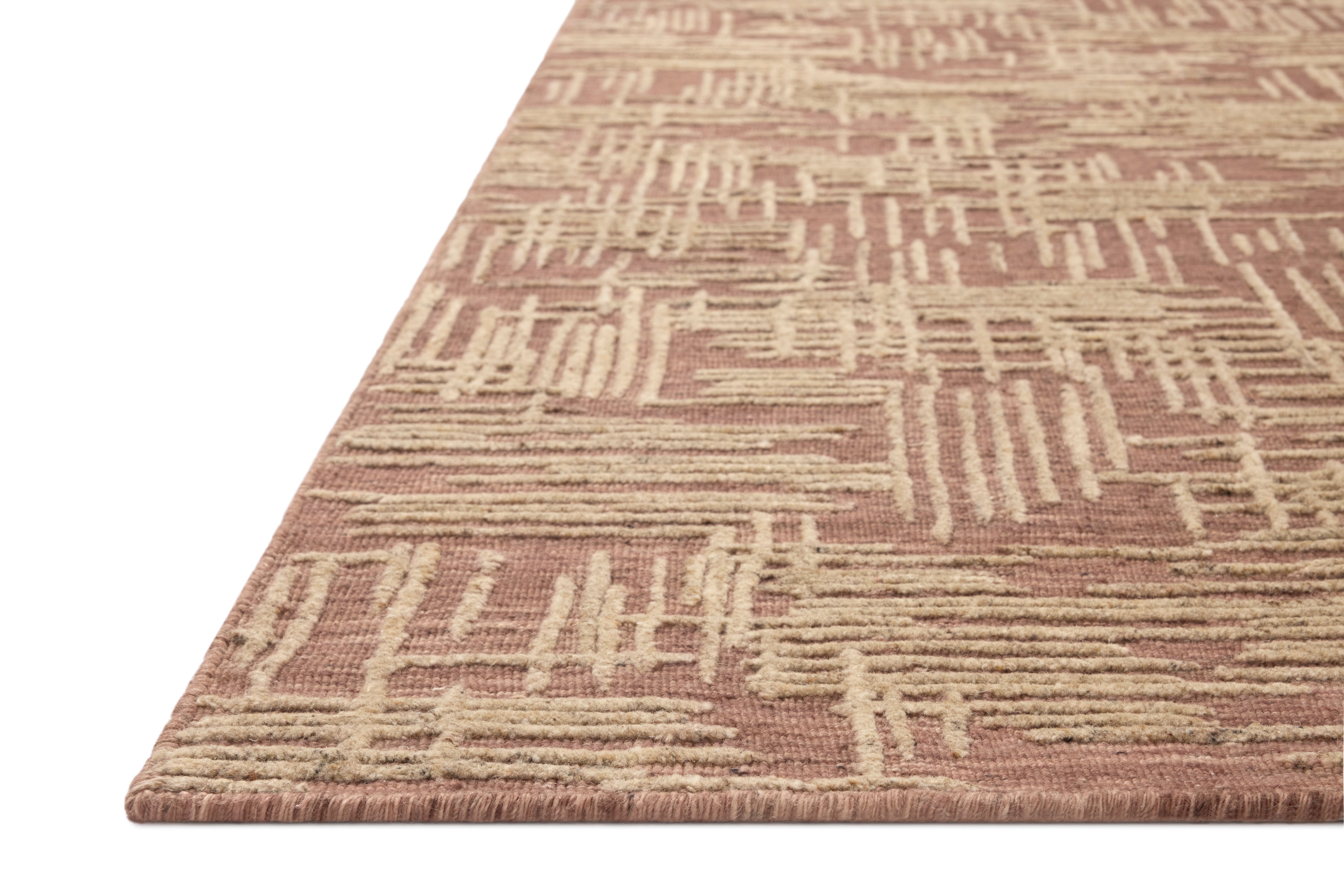 Loloi Woodriff Brick / Natural Rug RUGS - wool Loloi