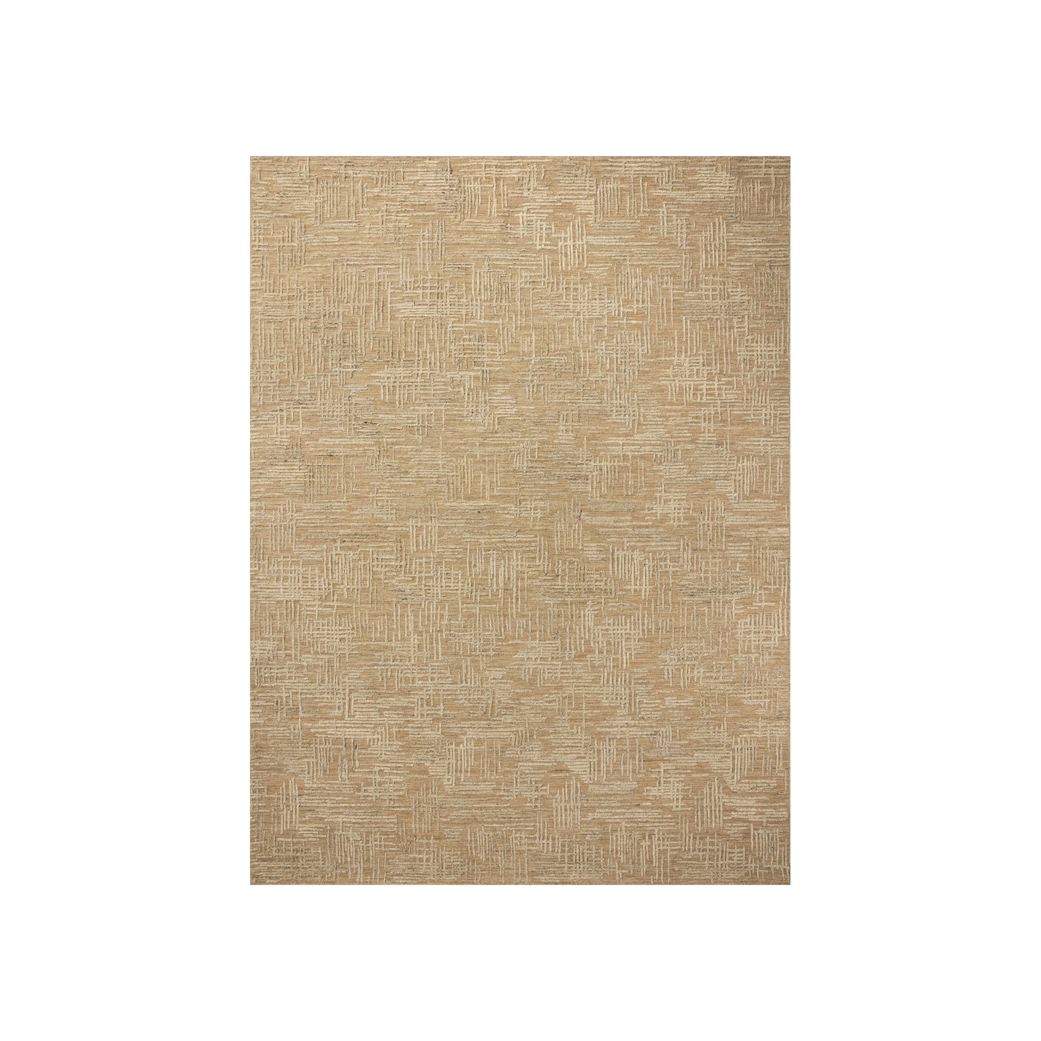 Loloi Woodriff Camel / Natural Rug, 18" x 18"