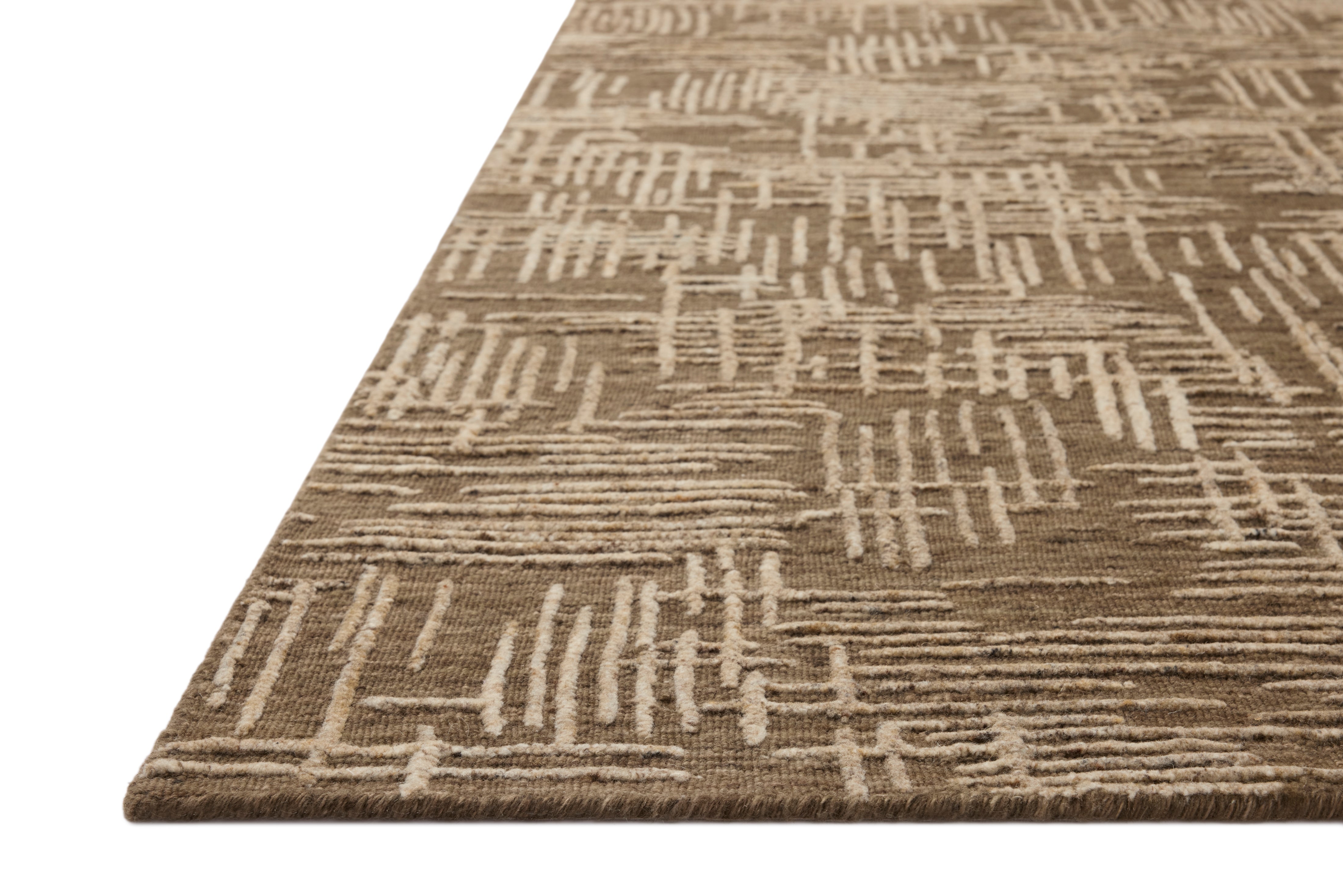 Loloi Woodriff Tobacco / Natural Rug RUGS - wool Loloi 18" x 18"