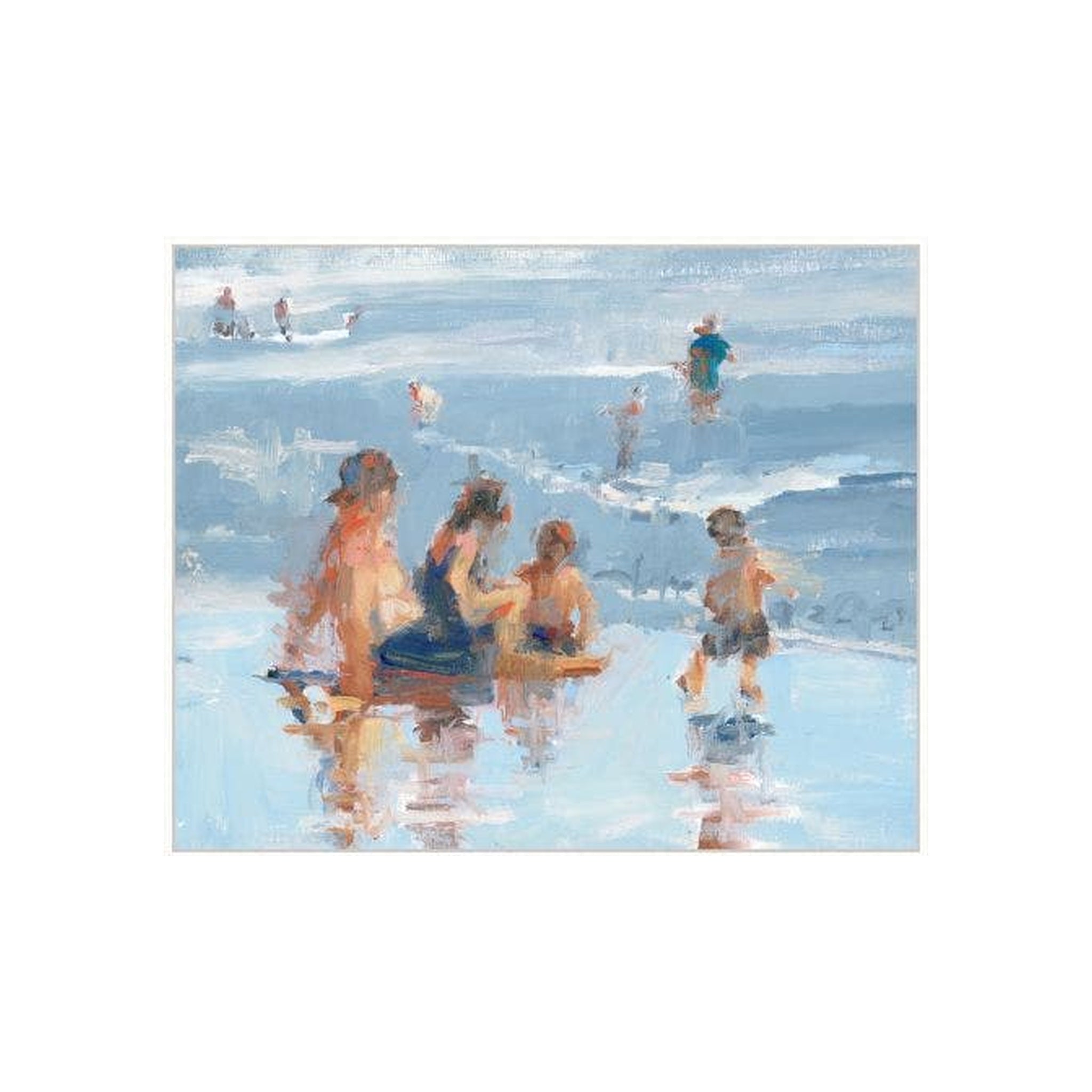 Day at the Beach ARTWORK - framed art Wendover Art Group