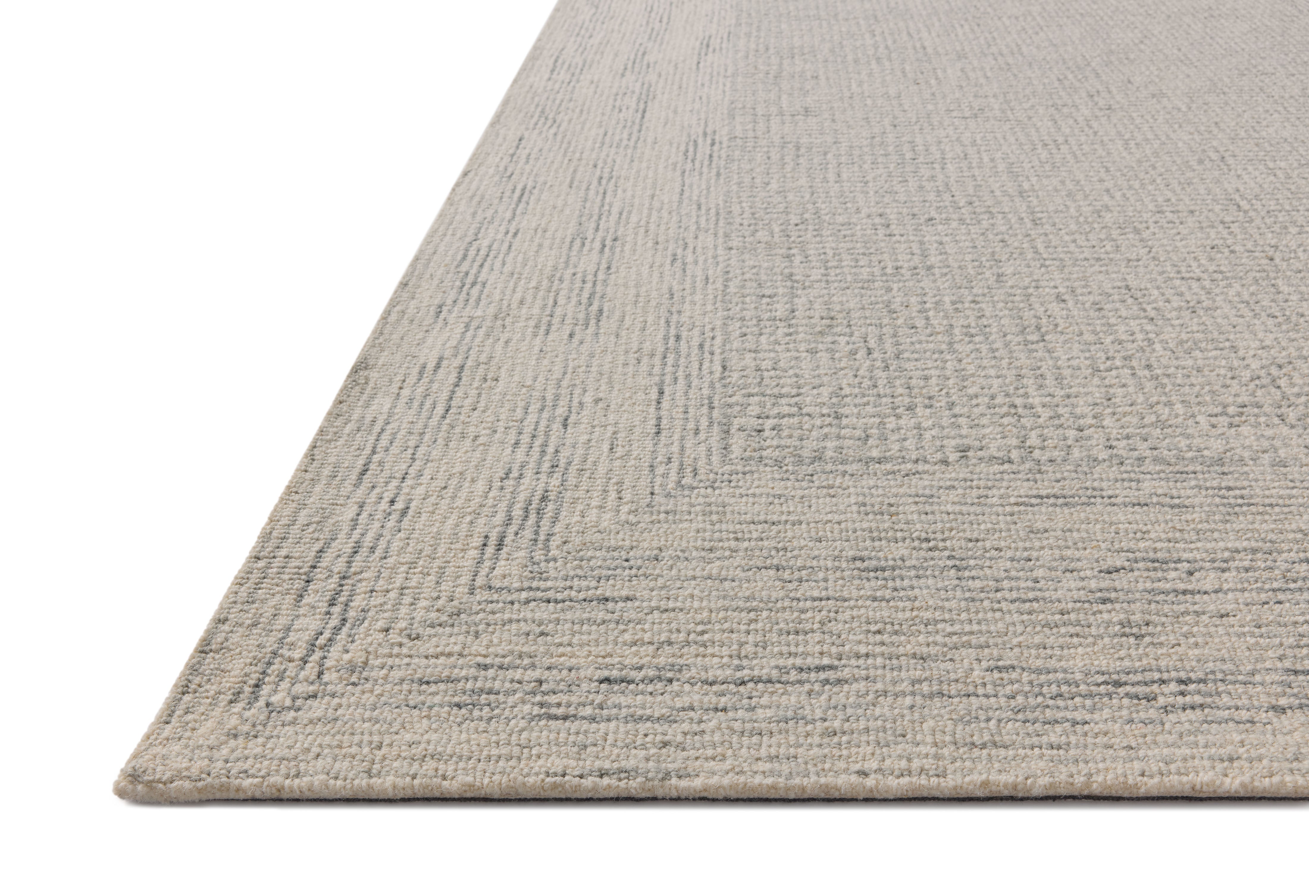 Amber Lewis x Loloi Windsor Ivory / Sky RUGS - wool Loloi