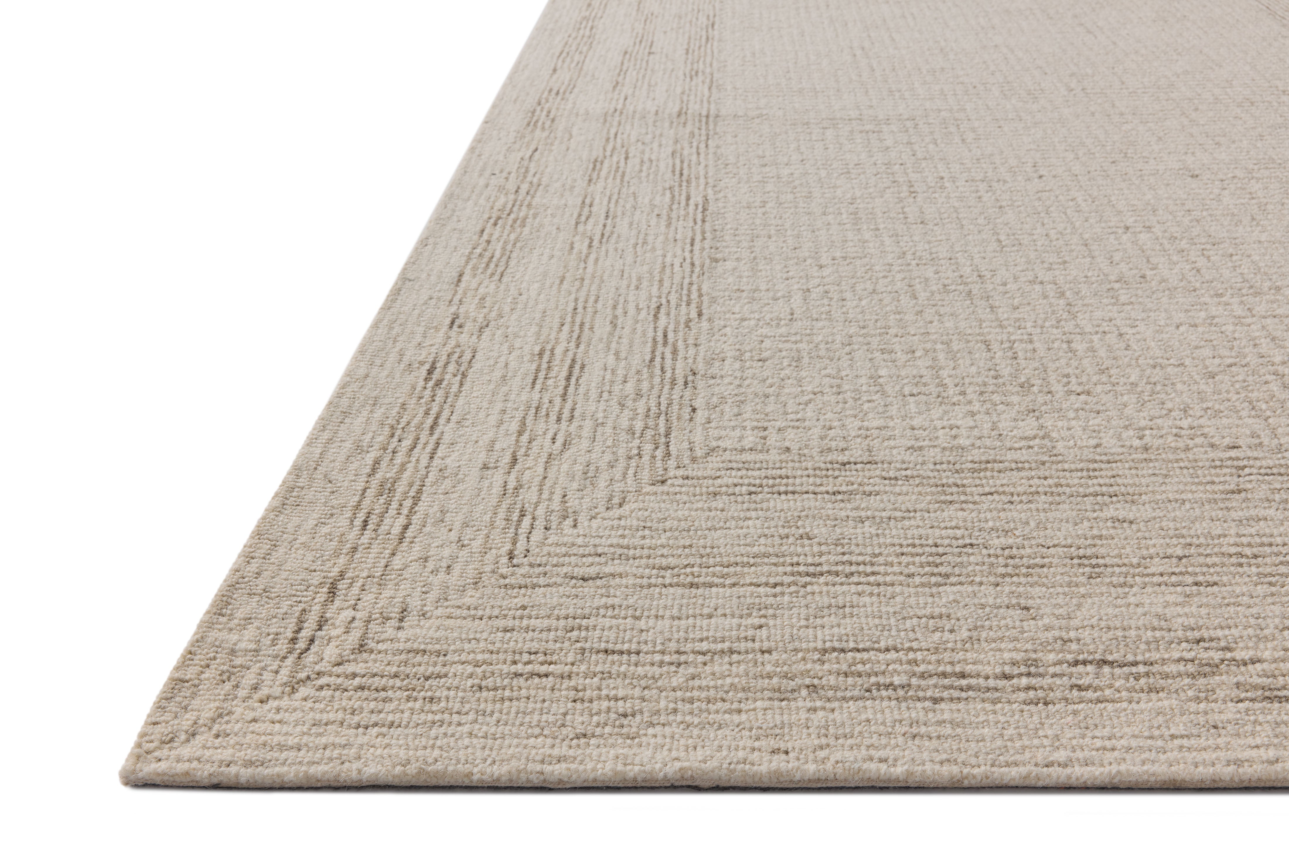 Amber Lewis x Loloi Windsor Ivory / Stone Rug RUGS - wool Loloi
