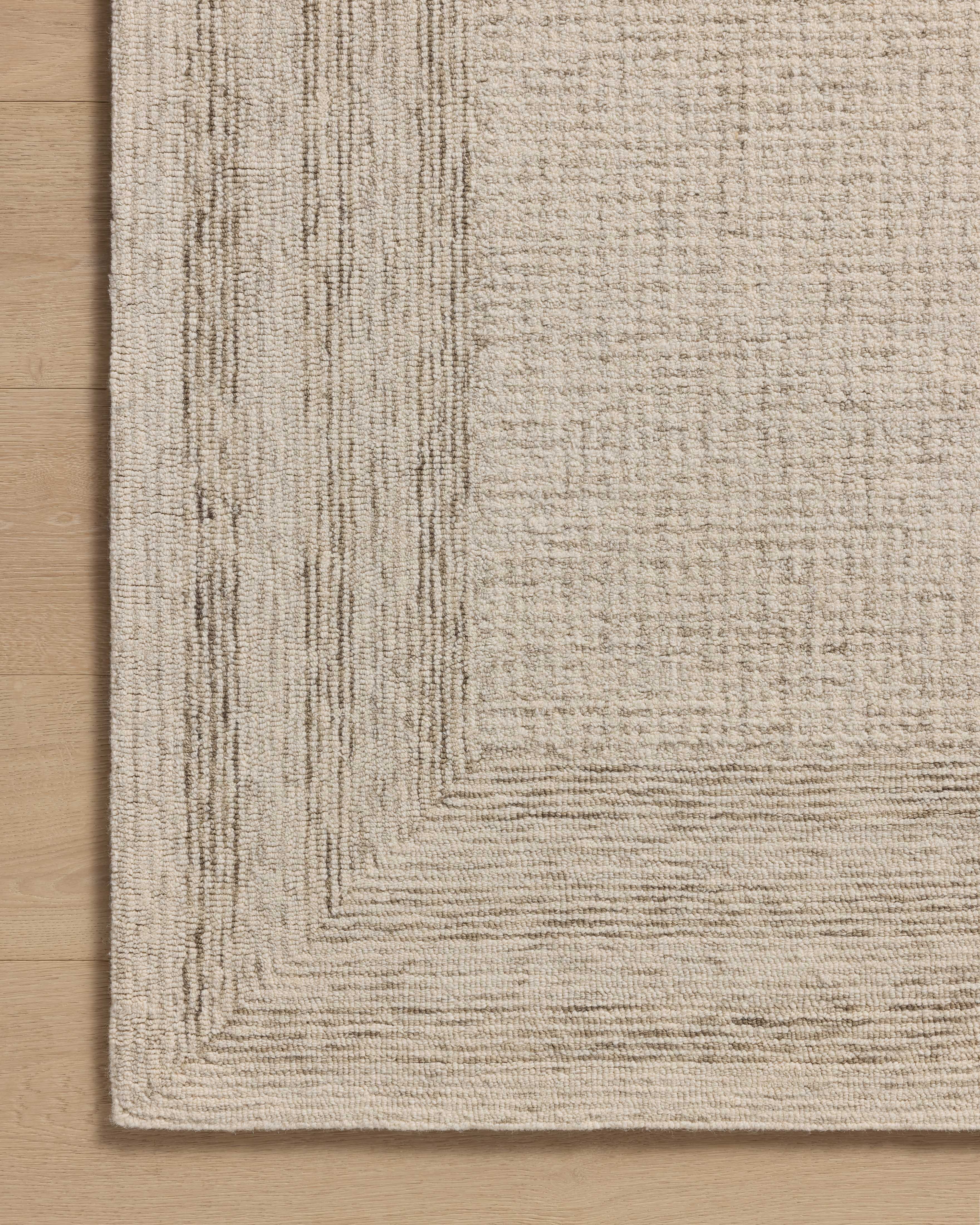 Amber Lewis x Loloi Windsor Ivory / Stone RUGS - wool Loloi