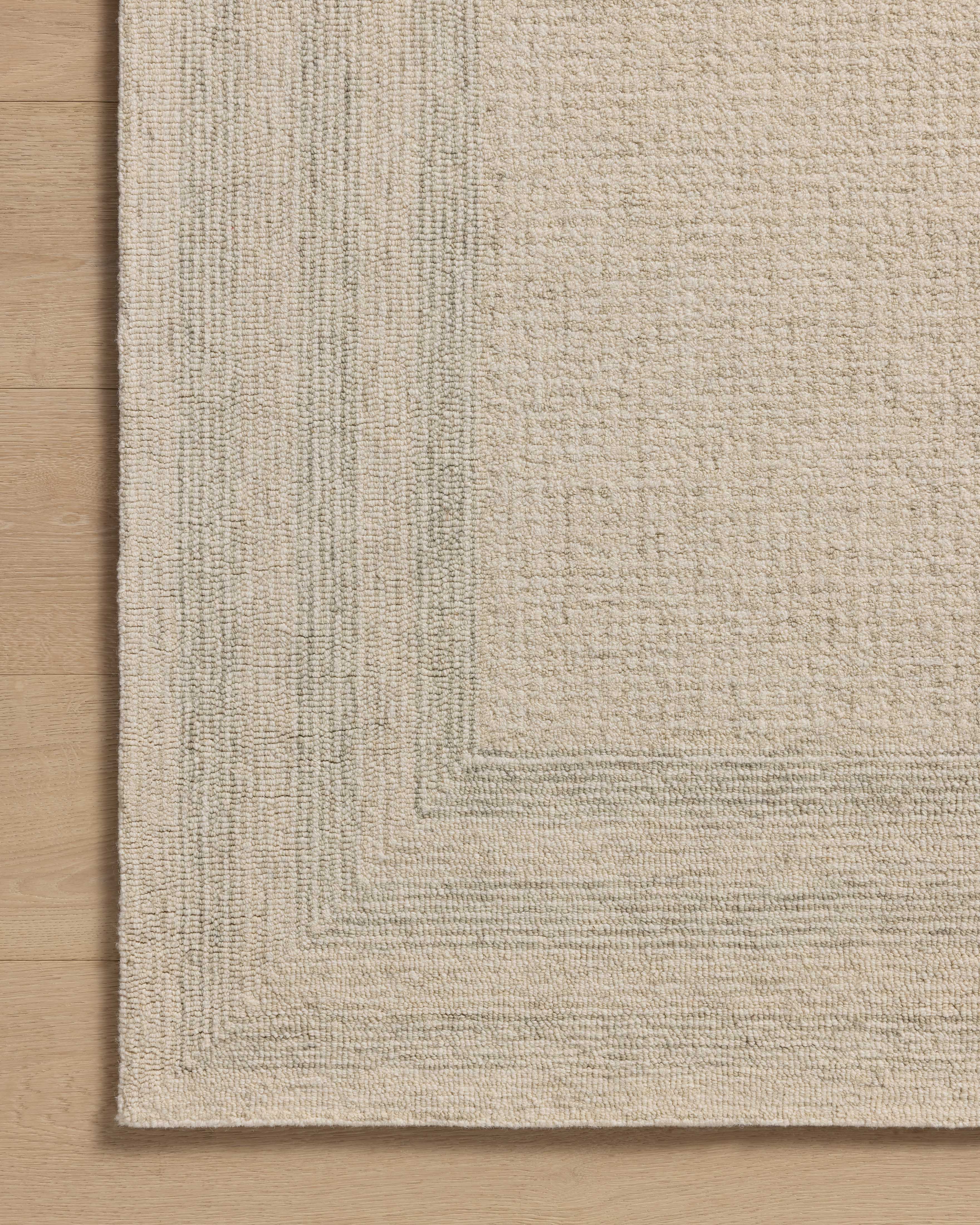 Amber Lewis x Loloi Windsor Ivory / Spa Rug RUGS - wool Loloi